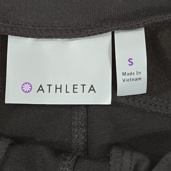 Athleta Stellar Black Leggings Women's Sz S Commuter Work Travel Pants - Picture 5 of 10